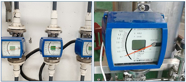 防腐型浮子流量計現(xiàn)場安裝使用圖